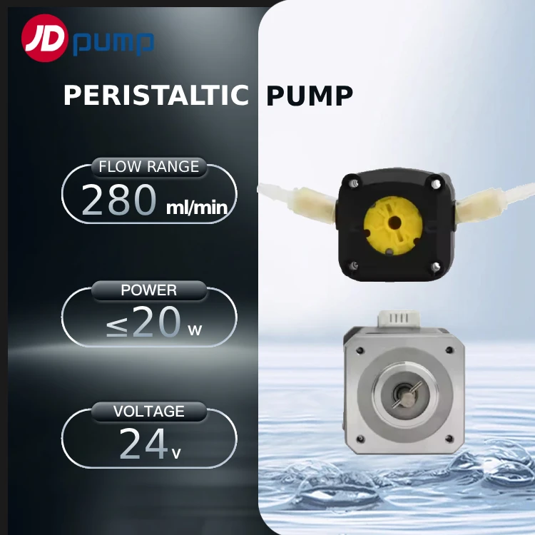 JDpump перистальтический насос 300 мл/мин небольшой Перистальтический Насос
