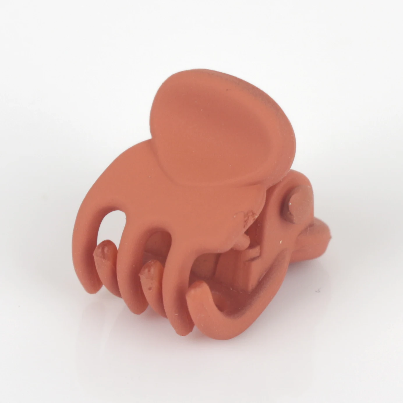 Wholesale Cheap Cute Acrylic Matte Child Hair Claw Clip, 6 Pieces Plastic Hair Clips Claw