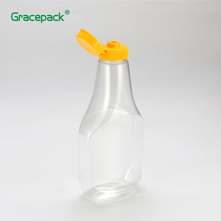 Packaging Bottles Plastic Sauce Bottle packaging for Tomato Chilli Plastic Ketchup Honey Squeeze Bottles