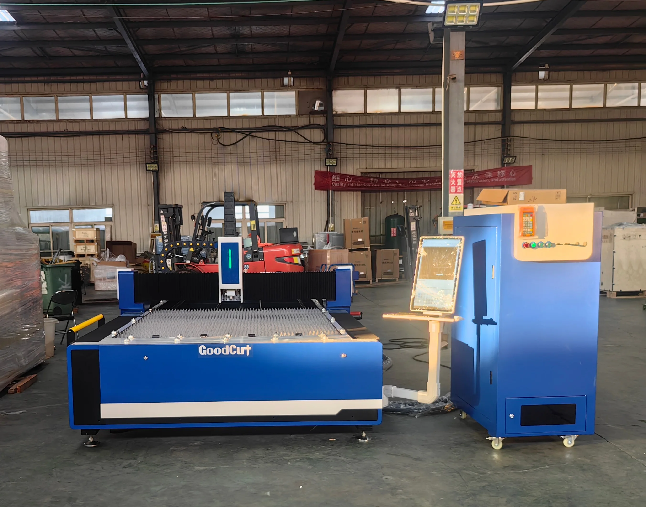 big size 6m metal sheet fiber laser cutting machine  high precision laser cutting machine