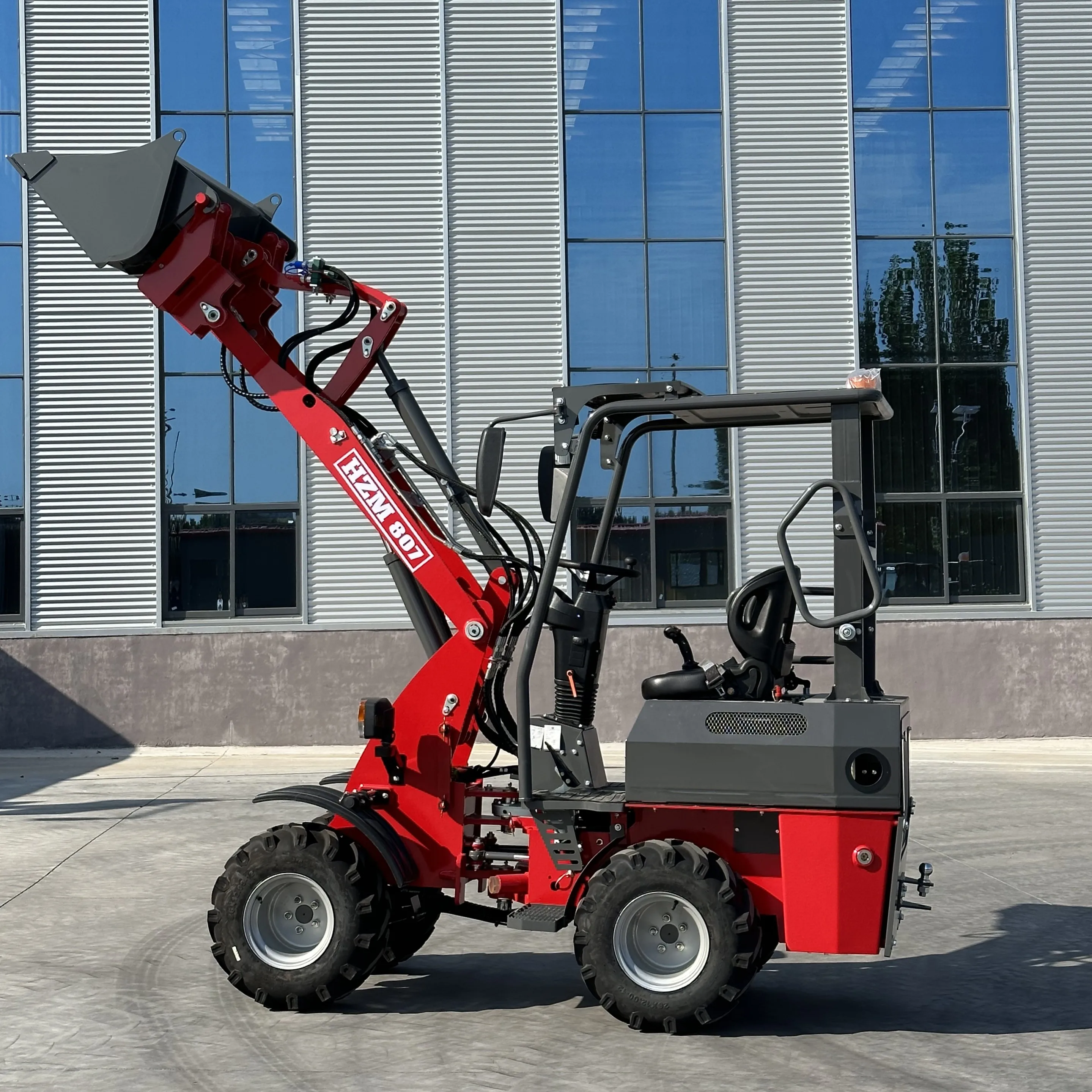 China HZM loader800KG Factory price high quality Wheel Loader With AC