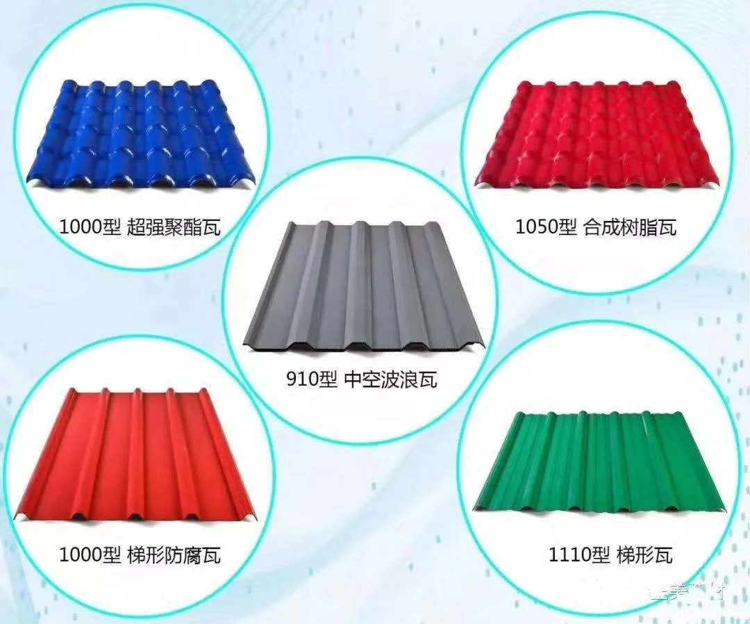 PVC Meta Synthetic resin roofing sheet tiles Corrugated  ASA plastic roof tile