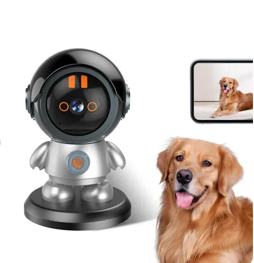 Business trip companion pet camera APP program control pet monitoring camera with night vision