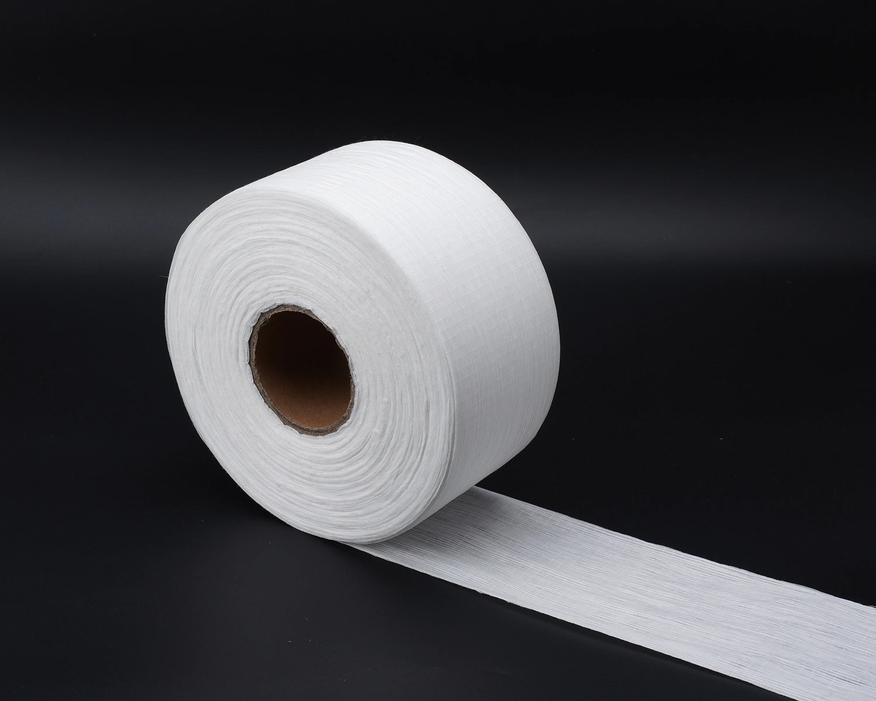 Korean Brand Factory Elastic Waistband Spandex Stretch Nonwoven Fabric Plain Diaper Nonwoven Fabric Raw Material Stripes CN;FUJ