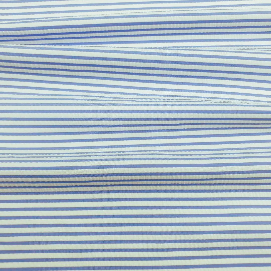  Stipe pattern knitted polyester nylon spandex jacquard textured four way stretch fabric for swimwear and sports