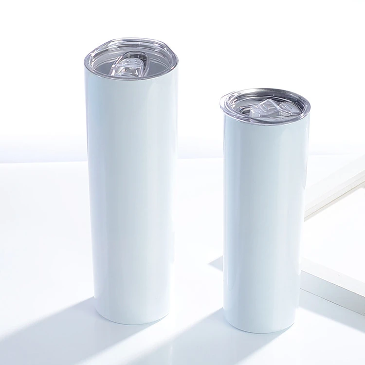 15/20/30Oz 3D Silicone Wrap 20Oz Straight Travel Sublimation Blanks Lid Tumbler