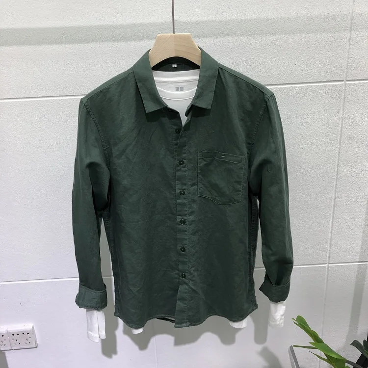 High Quality 100 Cotton Plain Uniform White Shirt