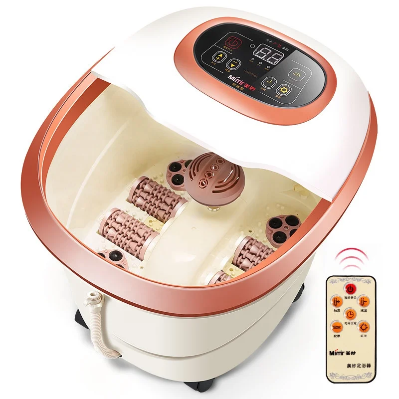 Automatic Electric Heating Foot Bath Basin Massage Feet Soaking Feet Deep Bucket Pedicure Massage