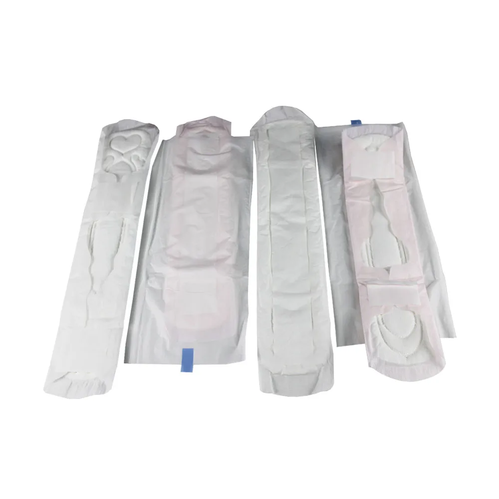 Oxo Biodegradable Sanitary Pads Available Soft Nonwoven Surface Sanitary Napkin Menstrual Pads Soft White OEM