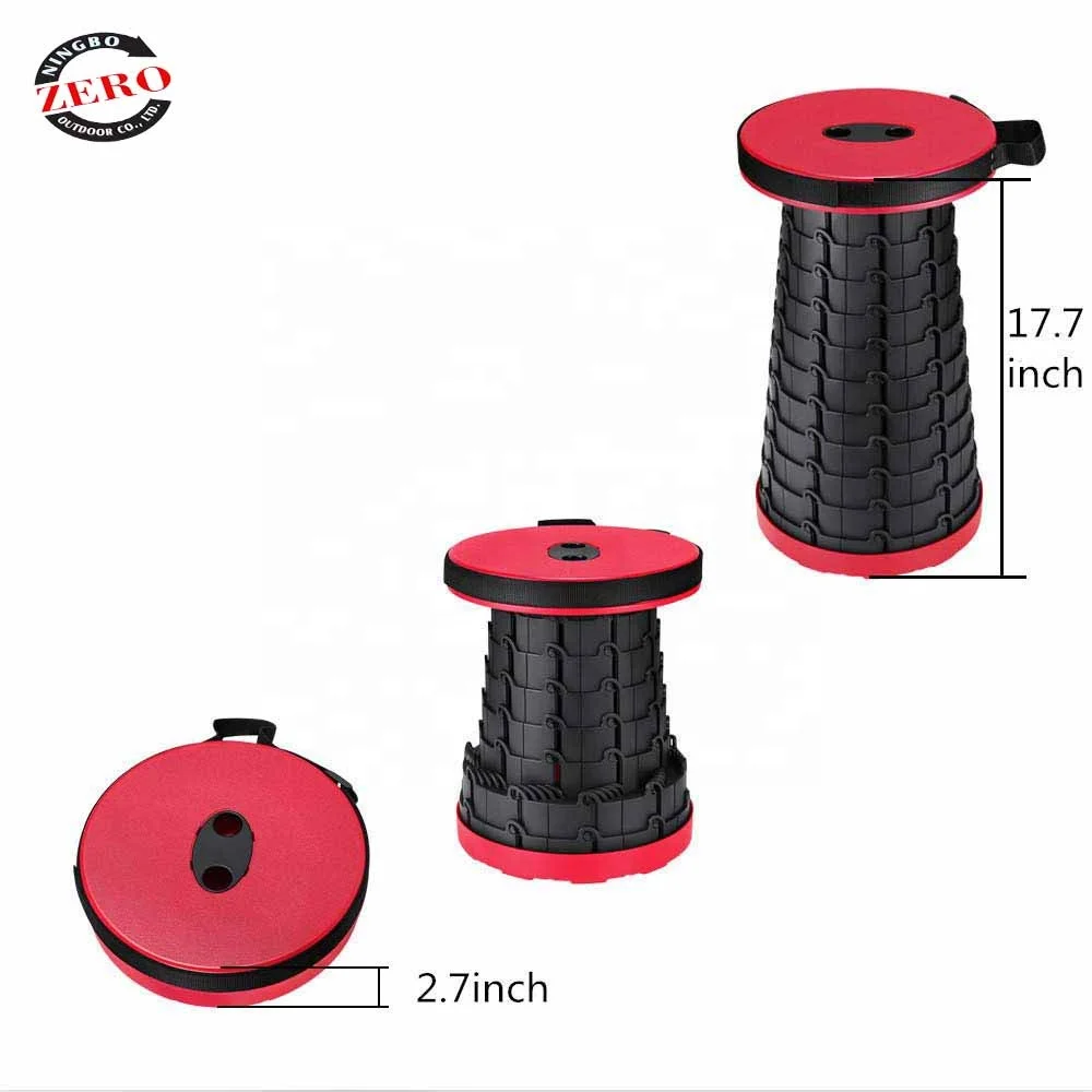 
Portable Retractable Telescoping Folding Stool Lightweight Portable Chair Small Camp Stool for Camping Fishing Hiking 