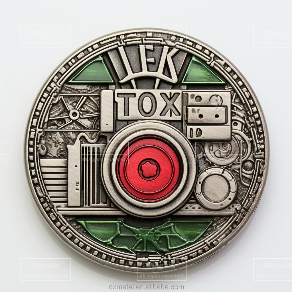100% Manufacturer OEM ODM Metal Coin for National Day souvenir