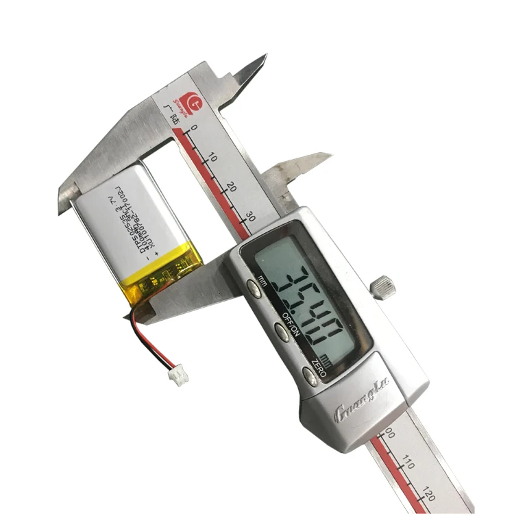 3.7v 502535 052535 400mah lithium li polymer battery for Speaker