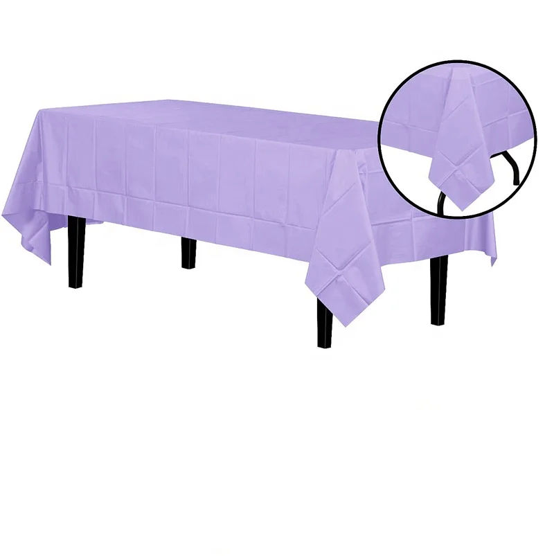 Parties Picnic Camping and Outdoor Disposable Tablecloths Plastic and Paper