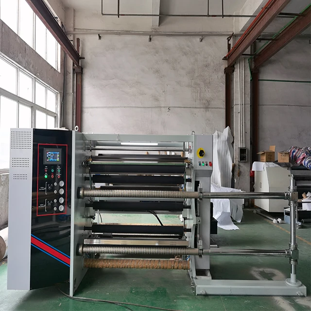 Siemens PLC and Servo Motor Control High Speed Plastic Film Slitting and Rewinding Machine