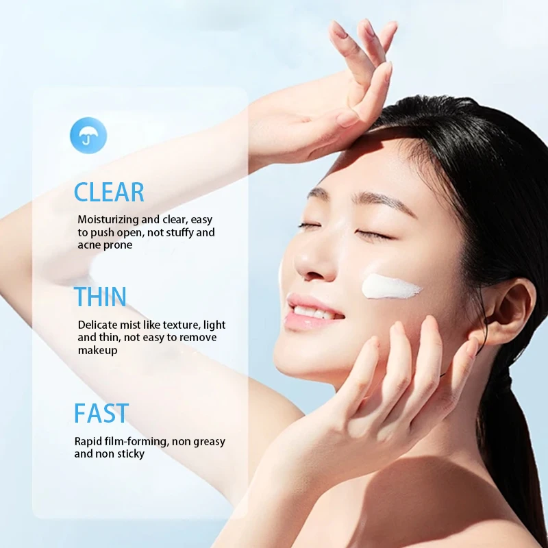 Private label Broad Spectrum SPF 50+ PA+++ Sunscreen moisturizing UVA UVB UV Protection Antioxidants Skin Facial Body Sunscreen