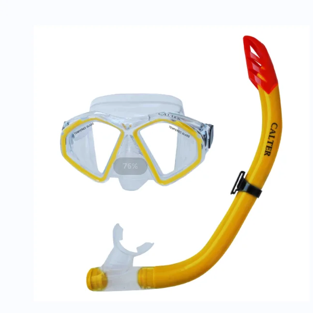 Diving Equipment Mask And Snorkel Full Face Swimming Snorkel Set Breathing Tube Snorkel