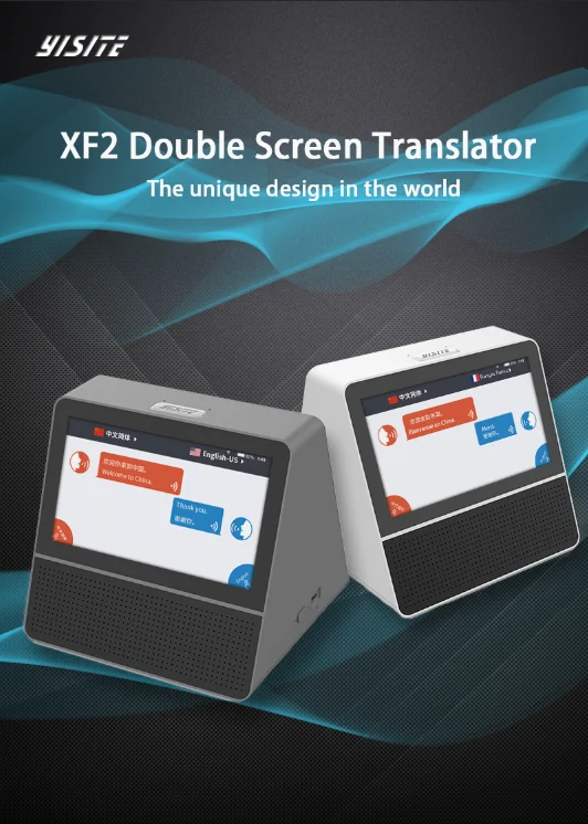 translator Double screen hotel voice translator supports 141 languages with voice real time