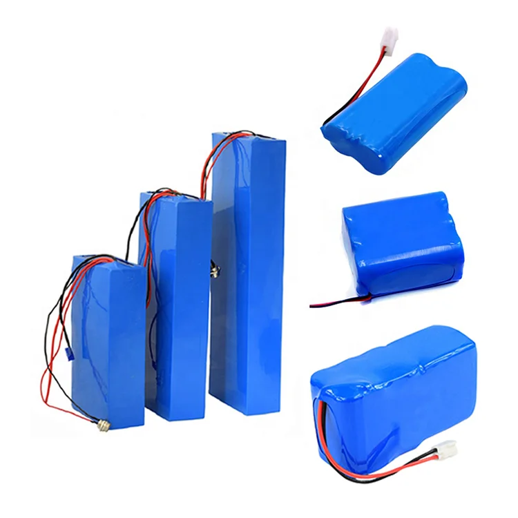 OEM 18650 Li-ion Battery With Pcb Pcm Connector Wires 3.7v 1s1p 7.4v 2s1p 11.1v 3s1p 3s2p 2600mah 3400mah 6000mah Battery Pack