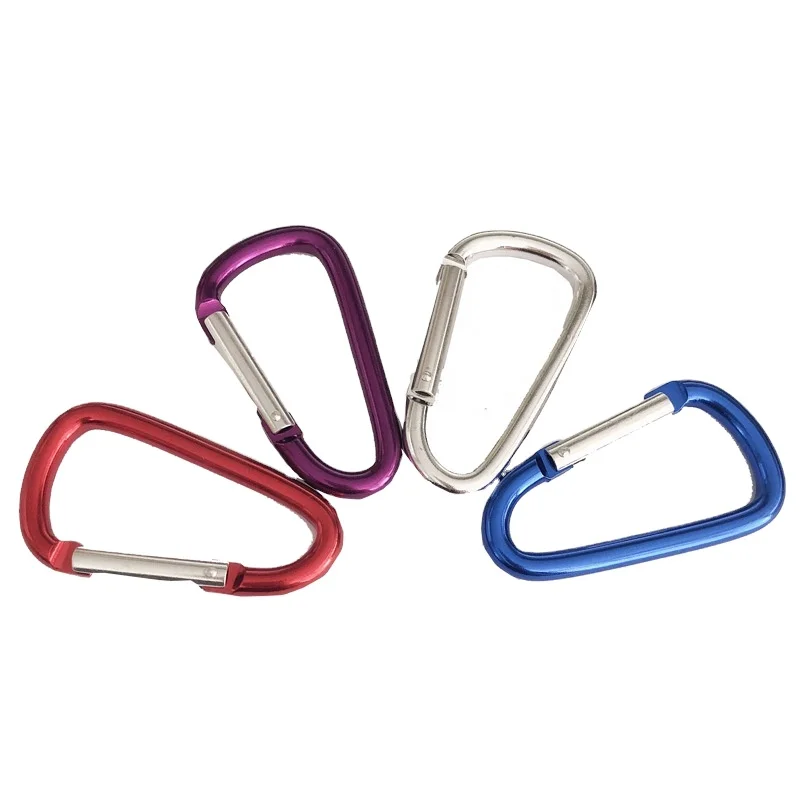 Bump D type without lock quick hanging key chain mountaineering outdoor backpack hook AT7619 wholesale