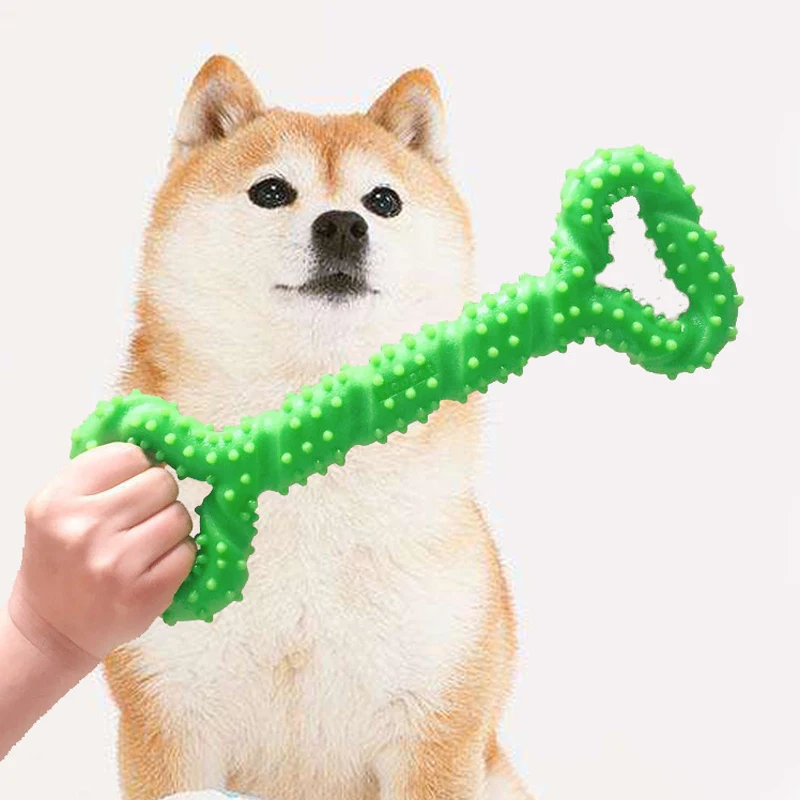 Wholesale Eco-Friendly Thermoplastic Rubber Material With Bayonet Ring Dog Bone Toy