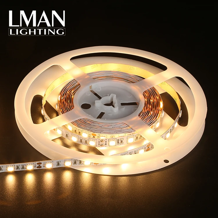 Factory Price Flexible IP20 Smd 5050 60leds/m 10mm Width Dc12v 24v 10w Indoor Living Room Bedroom Led Strip Light