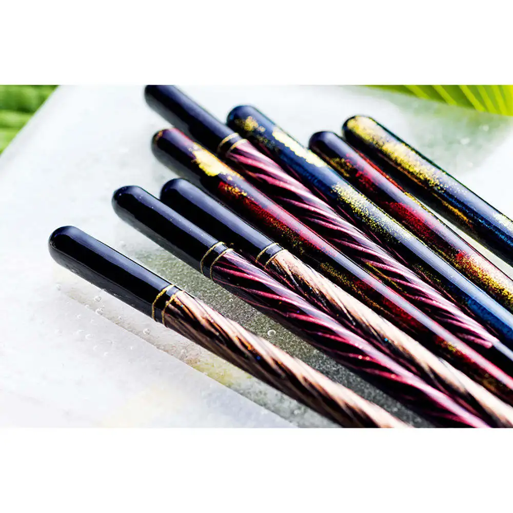 High Quality Japanese Style Flatware Washable Chopsticks for Sushi for Hotels Packaged in Pairs