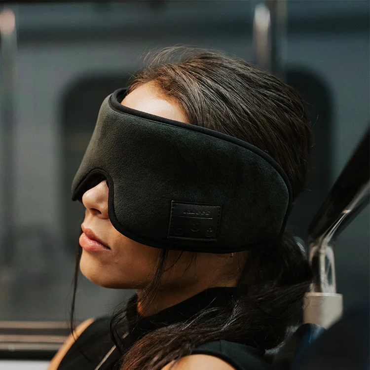 Washable Wireless Bluetooth Headphones Music Travel Sleeping Headset Eye Mask bluetooth earphone