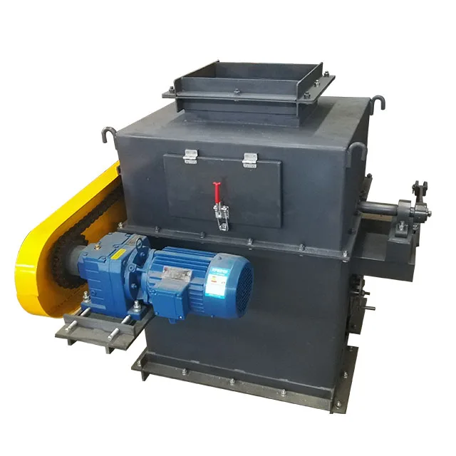 Low-cost drum magnetic separator for dry powder and granular processing industry