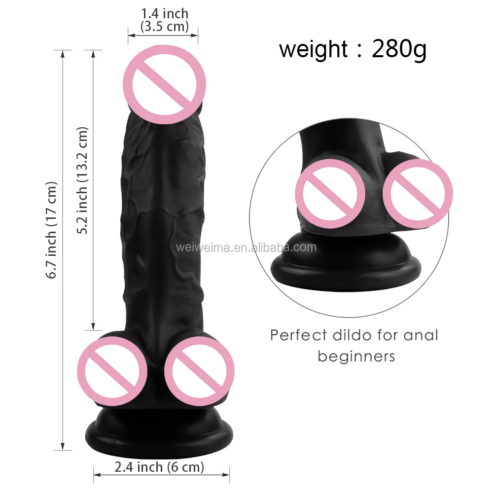 
PALOQUETH hot selling medical big black cock silicone sex toy dildo for men masturbation 