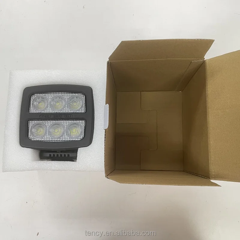 Indonesia  market 60W LED  Work flood  Light 6pcs 10W O sram LEDs  10~30V work light heavy duty