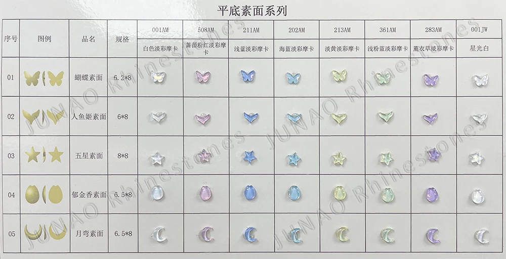 JUNAO Factory Direct Price 70 Color Glossy Surface Flatback Crystals Mocha Purple Drop Glass Rhinestone For DIY Dress Crafts