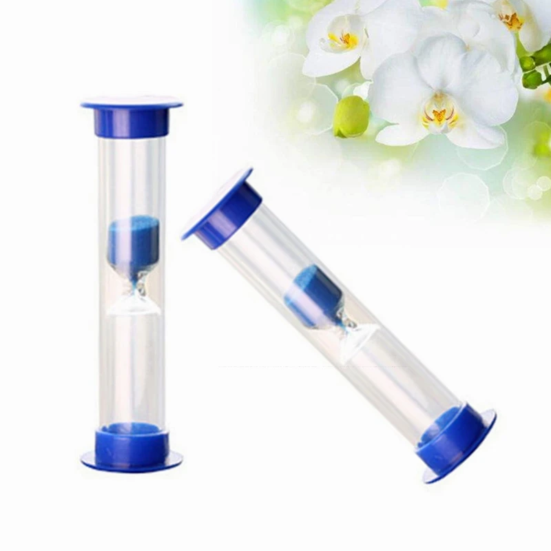12pcs Plastic Small Sandglass Hourglass Sand Clock Timer 30/90sec / 1 2 3 5 10mins