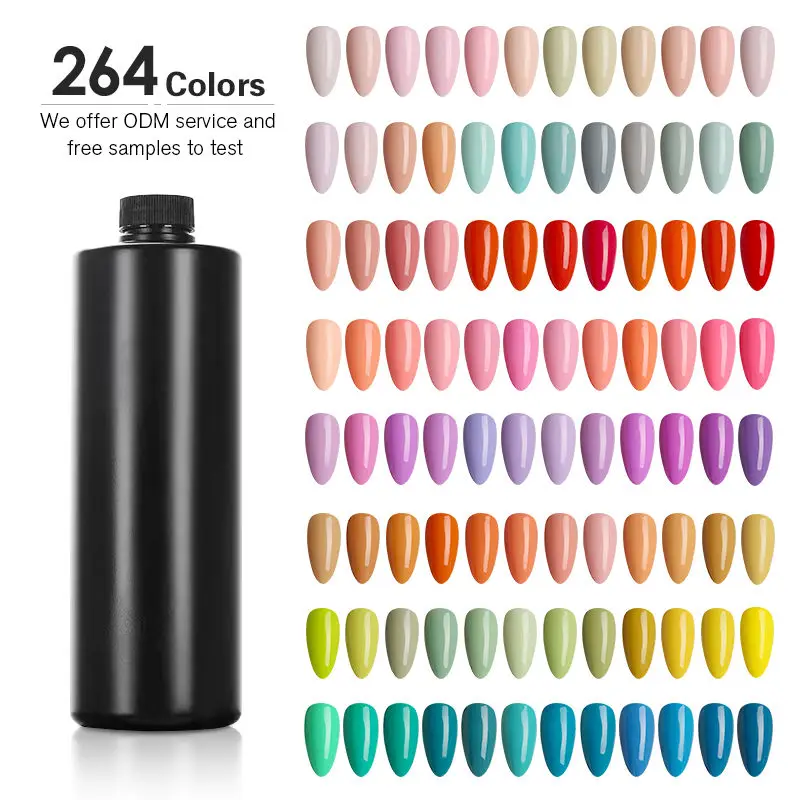 yidingcheng OEM low MOQ Free sample Spring Summer colours uv gel nail polish set