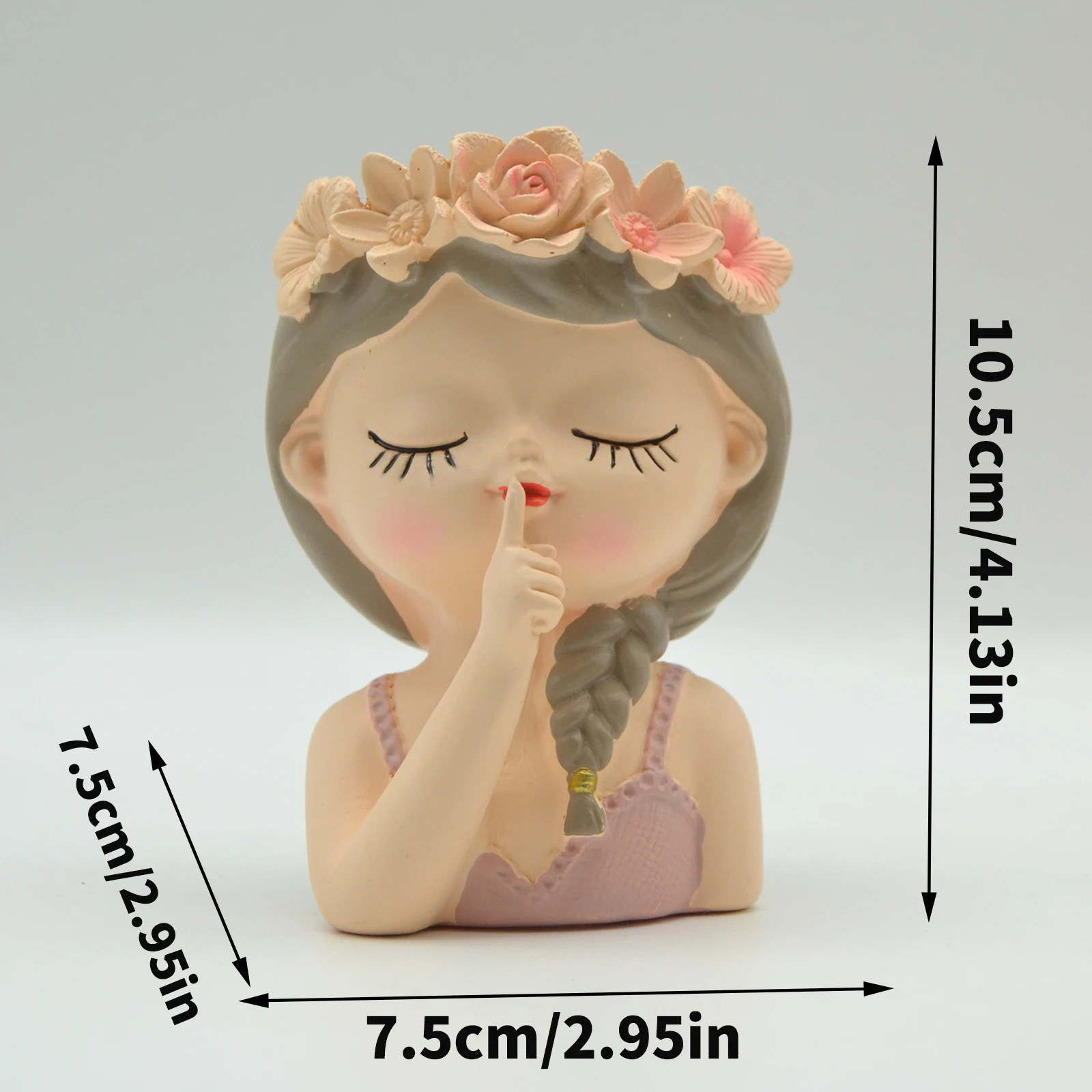Fengzhi Factory Creative Modern Style Fairy Resin Tabletop Small Flower Pot Micro Landscape Green Plant Ornaments