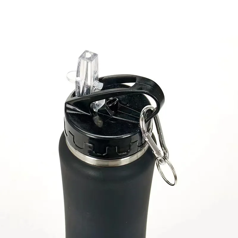 Ailingalaxy new rubber paint 350ml 500ml 750ml custom logo water bottles for sports outdoor gym vacuum insulation bottle