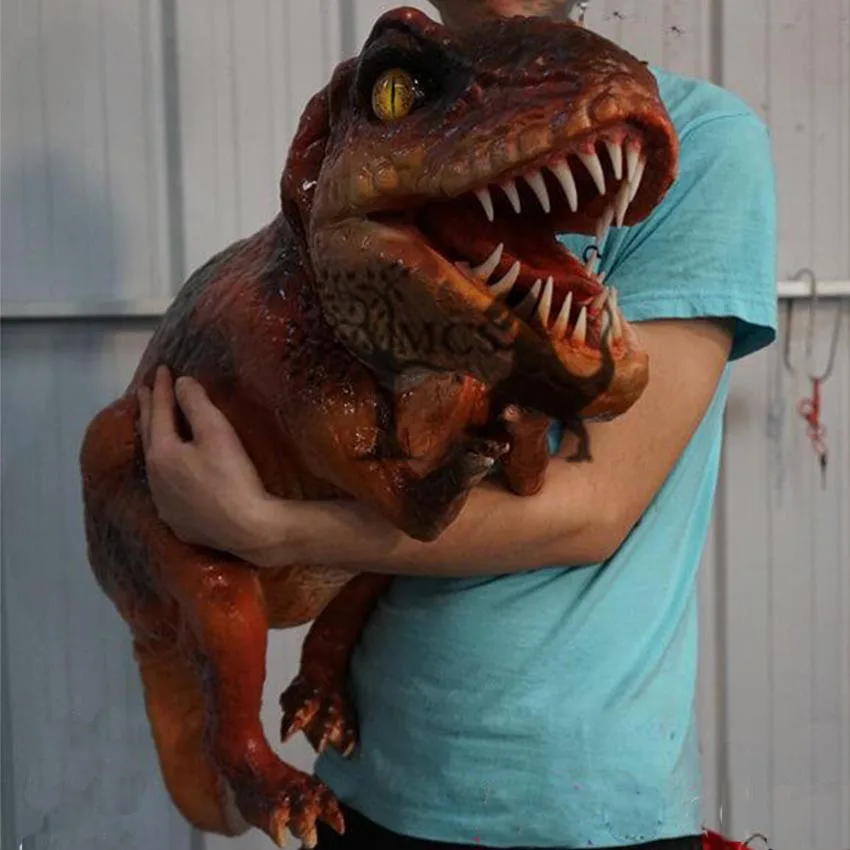 DINO CITY 3D Dinosaur Baby Cute Rubber Dinosaur Hand Puppet