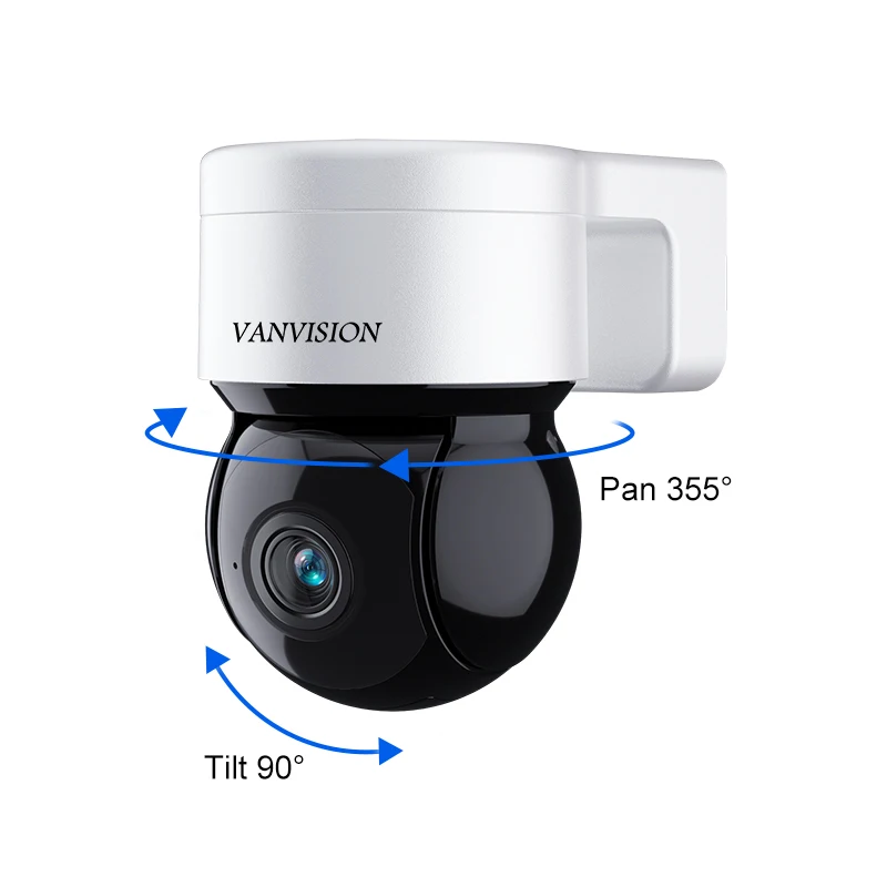 Qearim New 360 Degree 2mp 3mp 5mp 8mp 180 Degree Wide Angle Ip Camera Icsee Ai Human Detection Wireless Wifi Outdoor Ptz Camera