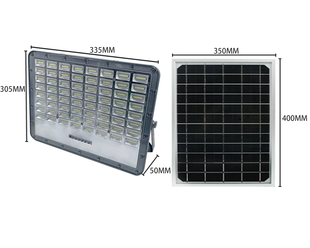 Wholesale 100W 200W 300W 400W High-Power Remote Control Dimming Energy-Saving Ip66 Waterproof Led Solar Flood Light