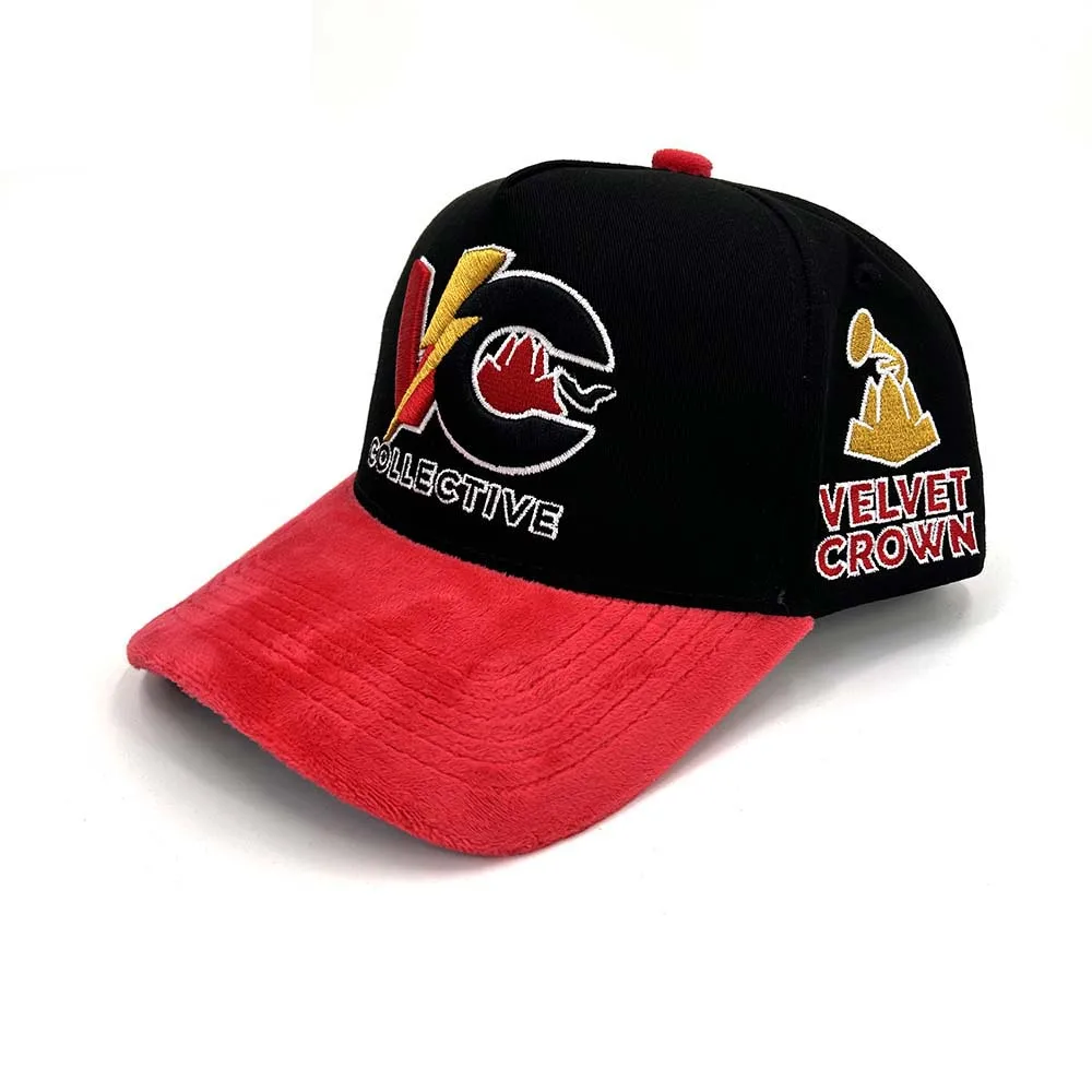 Wholesale Unisex Cotton 3D Embroidery Logo Baseball Cap Hat Custom Gorras ODM OEM Supplier Sports Velvet Baseball Cap