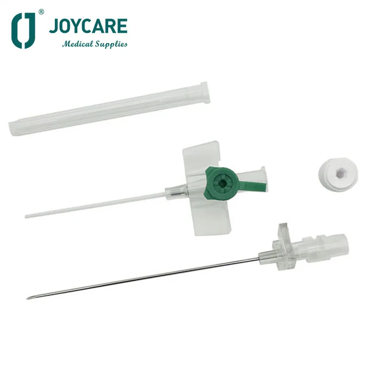 18G-26G 19mm-51mm Disposable Safety Catheter Pen Type Intravenous Injection Port Needles Sterile IV Cannula Catheter with Wings