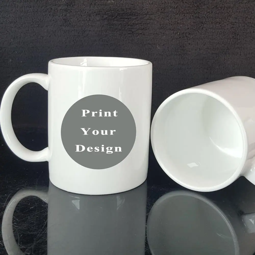 Wholesale Sublimation Mug Customized Ceramic Cup Drinkware in Different sizes