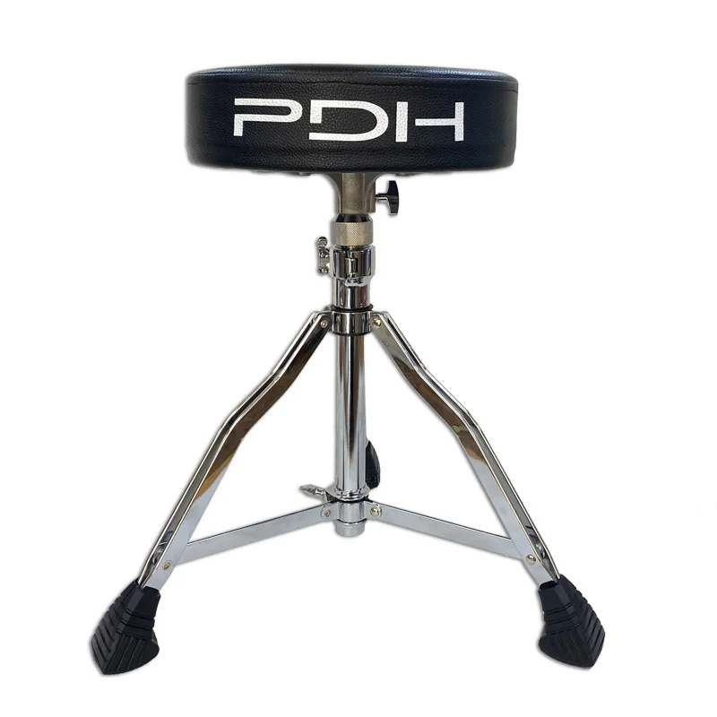 PDH Drum Throne ,Padded Drum Seat Portable Height Adjustable Drumming Stools with Anti-Slip Feet for Adults and Kids
