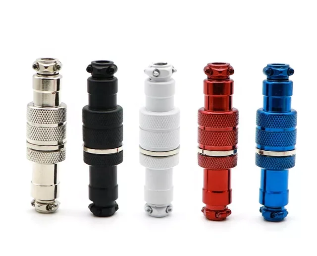 Высококачественный красочный позолоченный GX12 GX16 2pin 3pin 4Pin 5pin штекер-гнездо авиационный разъем механическая клавиатура