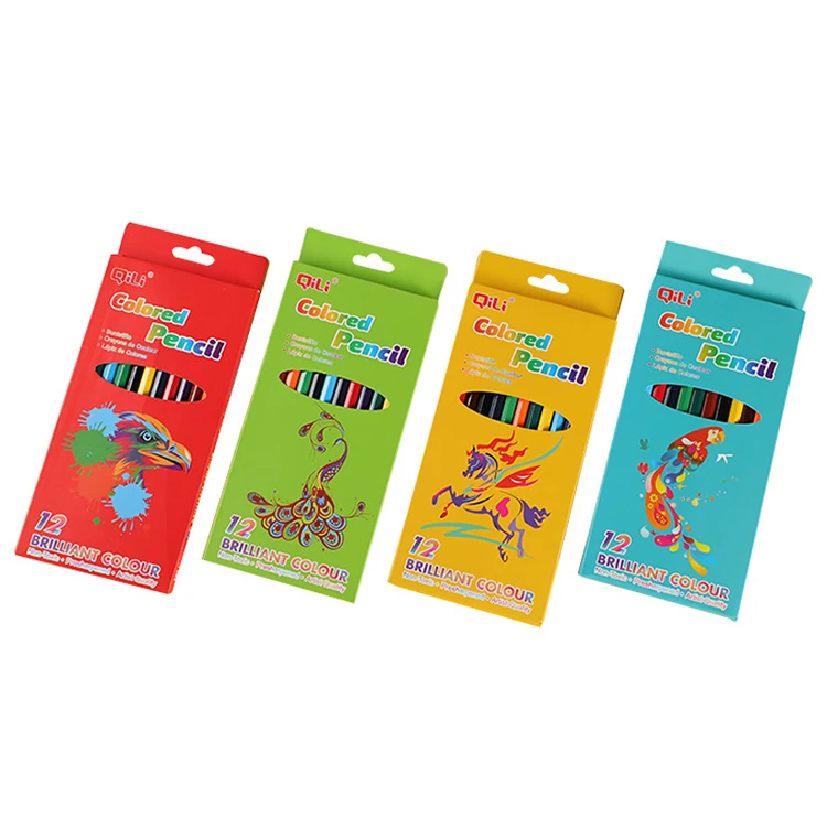 Professional manufacturer children daily painting fresh color oily colored pencil set for kids gift