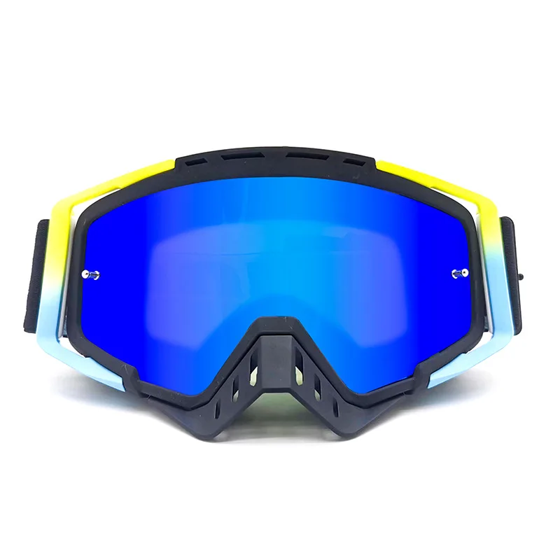 FA-096 Safety sports for cold weather Outdoor UV400 Color Changing Riding Glasses Ski Helmet Goggles