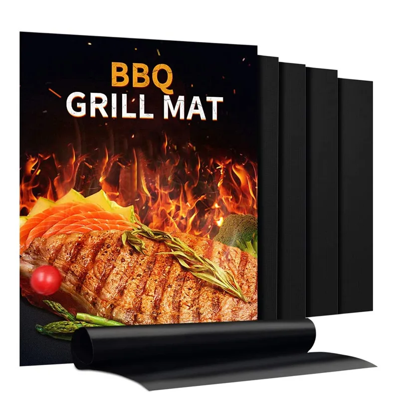 Multi-Functional Best Grill Mat For Deck Outdoor & Bbq Grill Mat  Non-Stick Barbecue Baking Pad