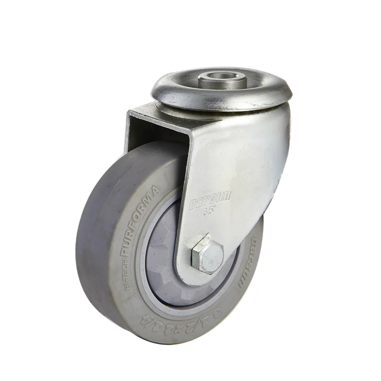 Средняя нагрузка 3/3. 5/4/5 дюймов полые Рив TPR пудры колёсико для мебели, сделано в Китае