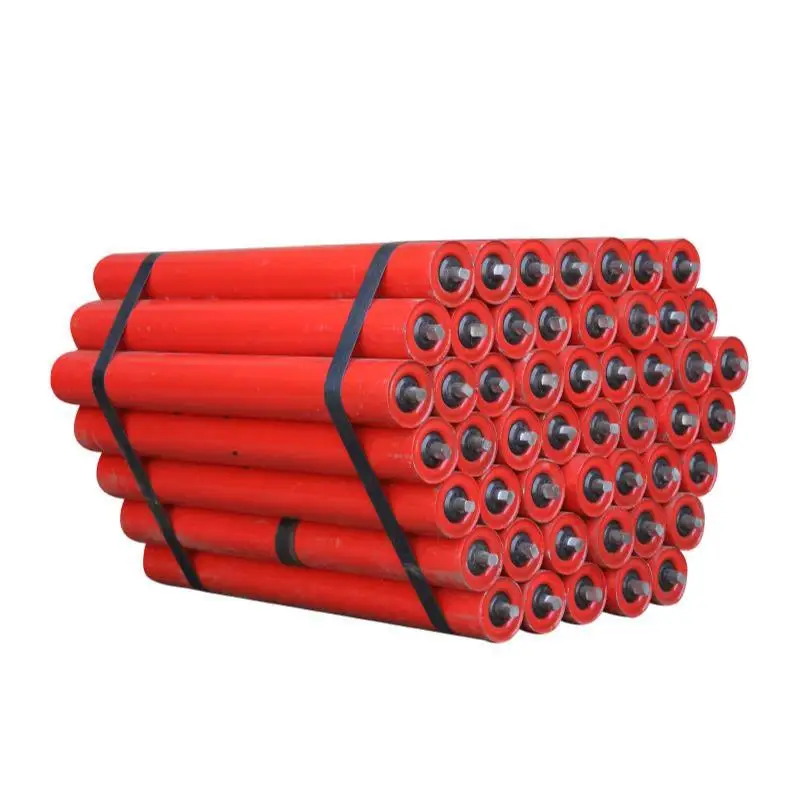 Factory sales High Quality Conveying Roller Rubber Belt Conveying Roller For Mining Coal Industry