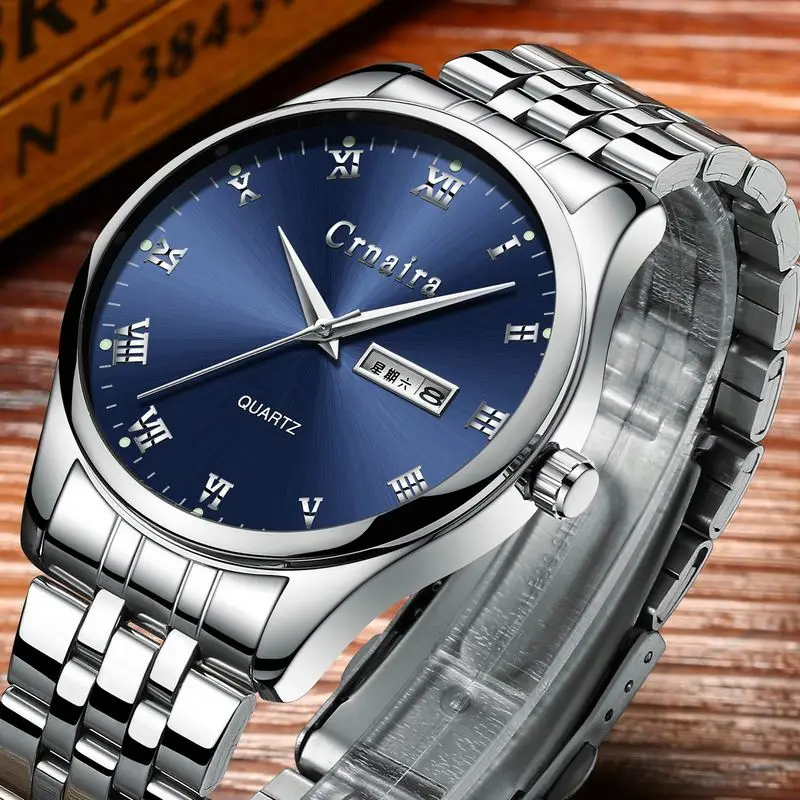 High Quality Luxury Mens Quartz Watches In Wristwatches Factory Resistant Wholesale Watch 3Atm Water Resistant CRNAIRA C022