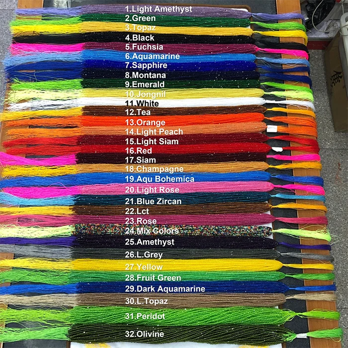 High-quality 32 Colors 2mm Crystal Hydro Beads Strand Bicone Loose Beads Faceted Crystal Glass Beads for Diy Jewelry Accessories